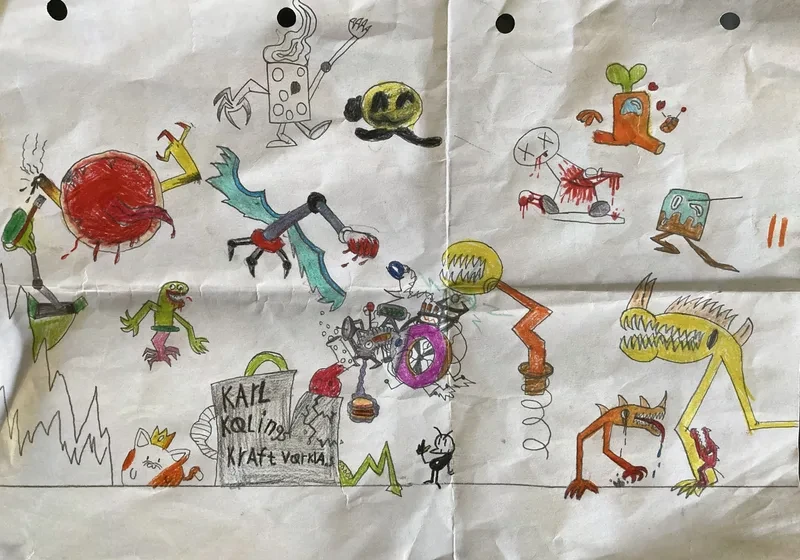 Sketchy monster parade