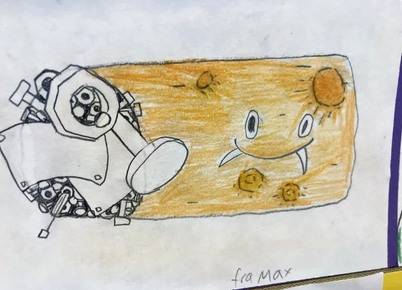 Robot arm and fanged sandstorm