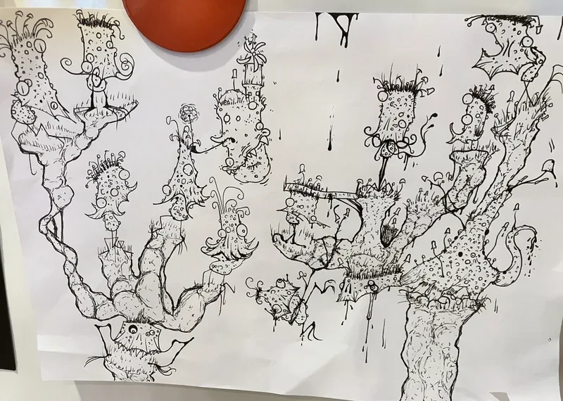 Ink spore creature tree