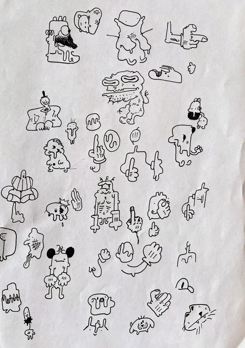 Ink doodle sheet 2025